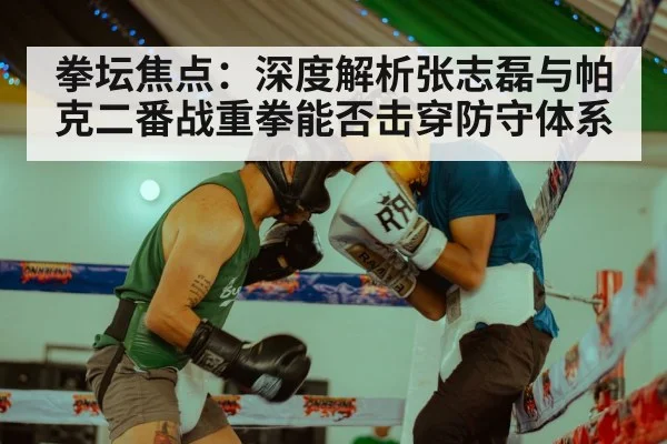 拳坛焦点:深度解析张志磊与帕克二番战重拳能否击穿防守体系